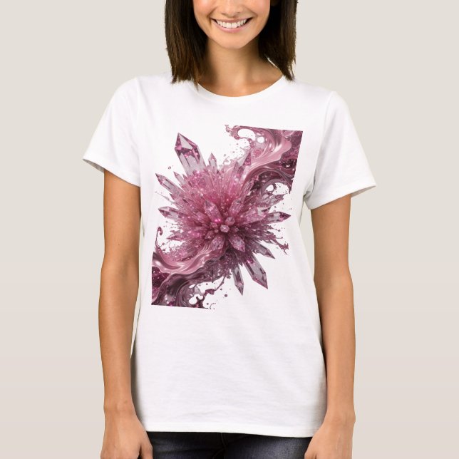 T-shirt graphique Edgy Silver CRYSTAL FUSION (Devant)