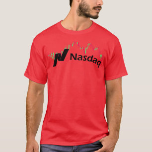 T-shirt Graphique en chandelle stock de Nasdaq