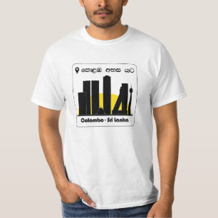 T-shirt Graphique en ligne de Colombo Sri Lanka