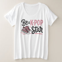 T-shirt graphique « Être une star de la K-POP »