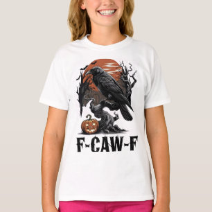 T-shirt Graphique F-Caw-F pour l'art d'Halloween et l'amou