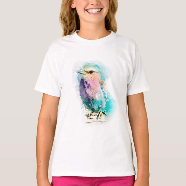 T-shirt graphique fantaisiste pour filles aux oise (Devant)
