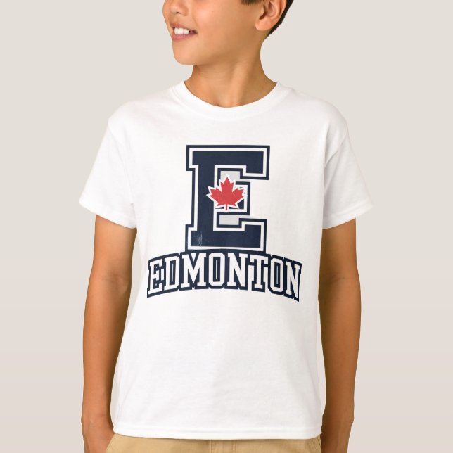 T-Shirt graphique feuille d'érable d'Edmonton  (Devant)
