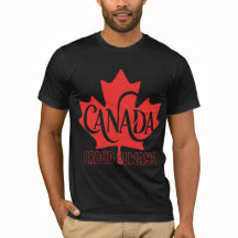 T-shirt graphique feuille d'érable fier du Canada