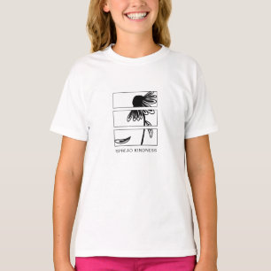 T-shirt graphique Fille "Spread Kindness Daisy"