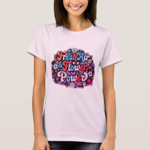 T-shirt Graphique Fleur Bohème