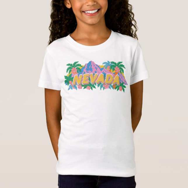 T-shirt graphique floral d'Austin Texas (Devant)