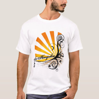 T-shirt graphique floral ensoleillé du New