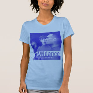 T-shirt graphique floue RAWdance en bleu