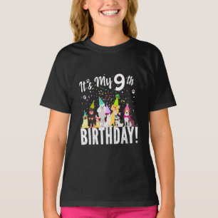T-shirt graphique Funny Puppy Crew pour filles de