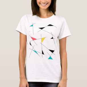 T-shirt Graphique géométrique moderne, tendance, simple et