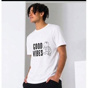 T-shirt graphique Good Vibes Tee-shirt minimalis