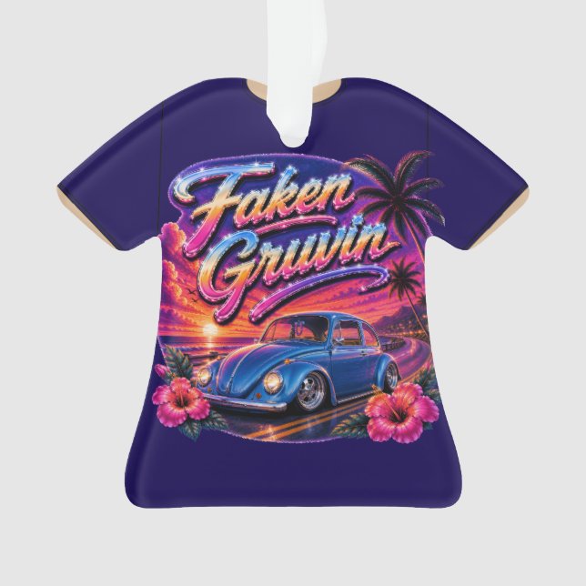 T-Shirt Graphique Hawaï  (devant)