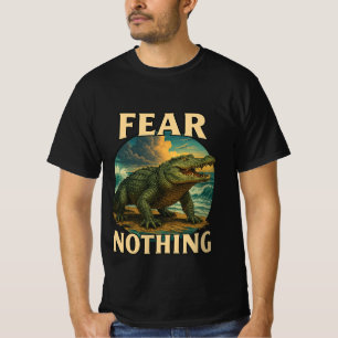 T-shirt Graphique Homme avec Crocodile Imprimer - 