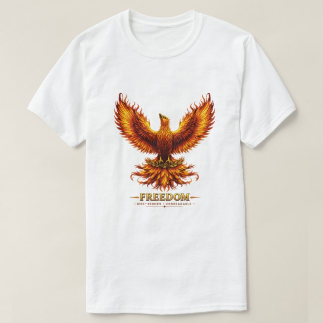 T-Shirt Graphique Homme Freedom Phoenix (Design devant)