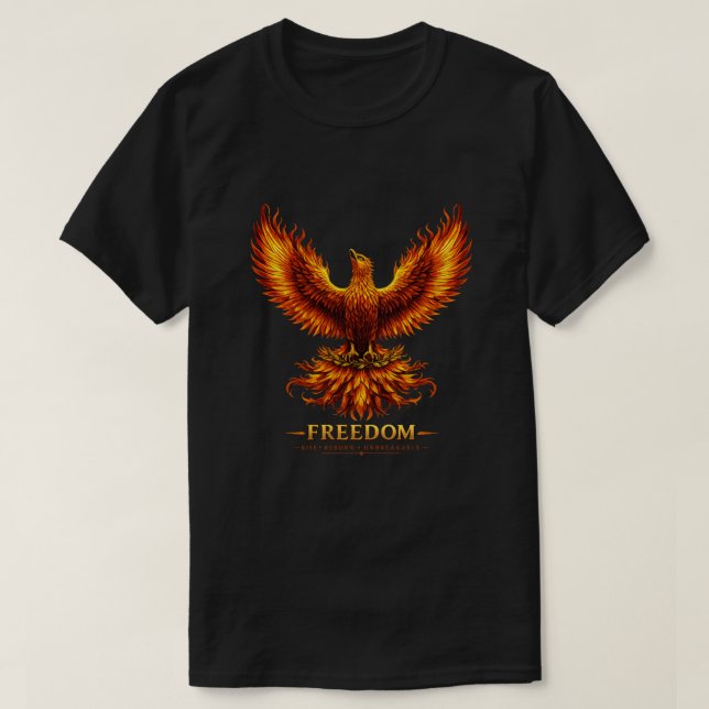 T-Shirt Graphique Homme Freedom Phoenix (Design devant)