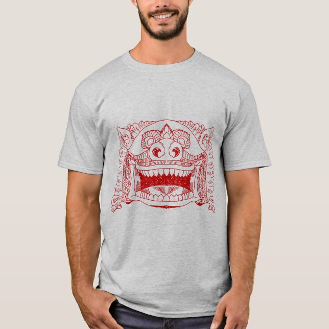 T-shirt graphique homme Singe grimaçant drôle - Ar (Devant)