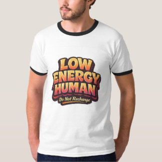 T-shirt graphique Humour Introverti Humain à Faibl