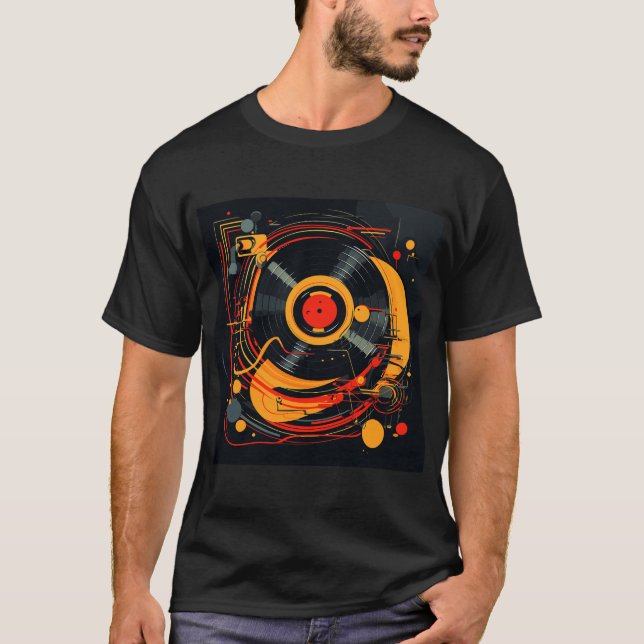 T-shirt Graphique inspiré par la musique (Devant)
