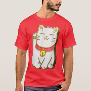 T-shirt Graphique japonais Kawaii Lucky Cat MenekiNeko Jap