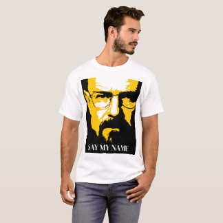 T-Shirt Graphique Jaune Heisenberg Dis Mon Nom