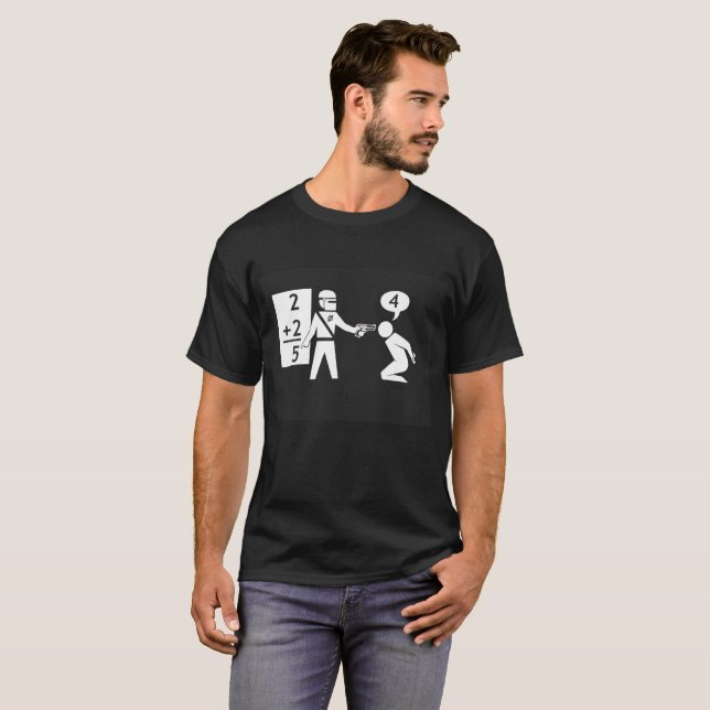 T-shirt Graphique "Je ne me conformerai pas", pas de texte (Devant entier)