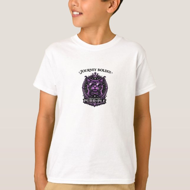 T-shirt graphique « Journey Boldly » – Professeur  (Devant)