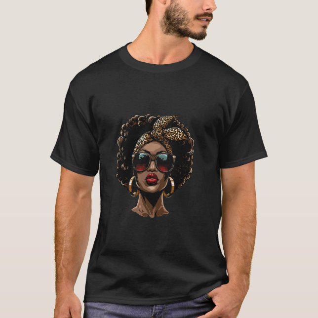 T-shirt Graphique Juneteenth Histoire des Noirs Fier d'êtr (Devant)