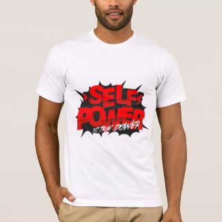 T-shirt graphique « Le vrai pouvoir, c'est le pouv