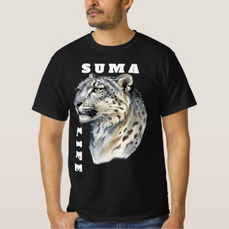 T-shirt graphique Léopard des neiges - Suma Life N