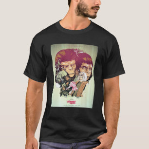 T-shirt Graphique Les Singes Vintage Film série C