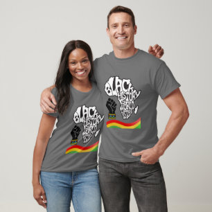 T-shirt graphique « L'histoire des Noirs est l'his