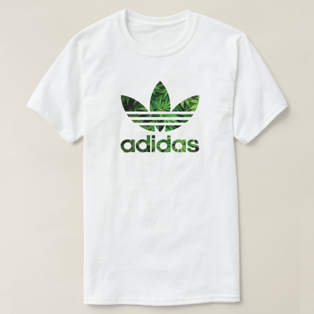T-Shirt Graphique Logo Feuille Verte | Inspiré de  (Design devant)