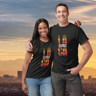 T-shirt graphique Los Angeles California LA-CA