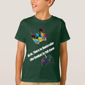 T-Shirt Graphique Manette de Fusée Néon Fantaisist