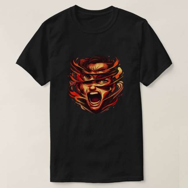 T-Shirt Graphique Masque de Pression | Bold Urban  (Design devant)