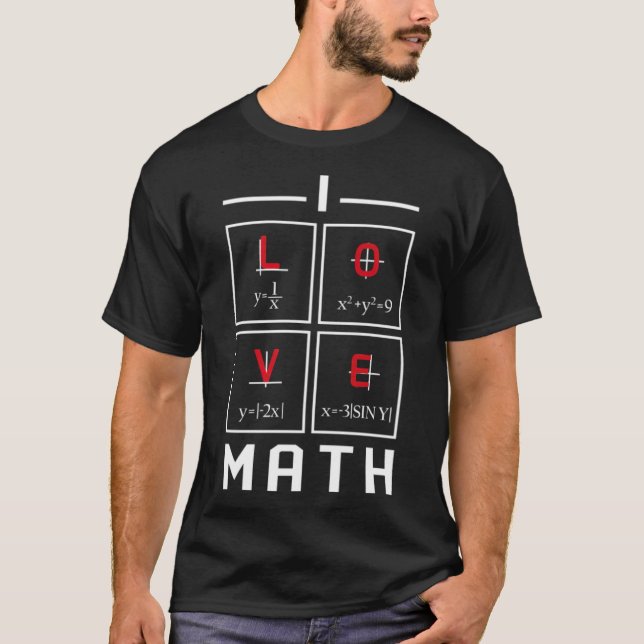 T-shirt Graphique mathématique (Devant)