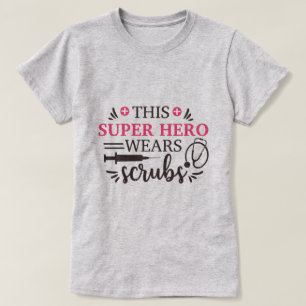 T-shirt Graphique Médicale honorant les héros de la santé