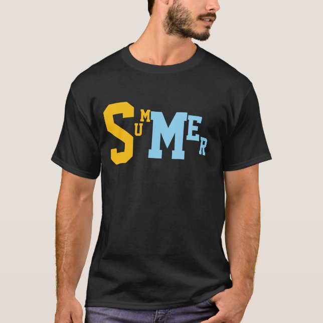 T-shirt graphique Men Summer Vibes Tshirt minimali (Devant)