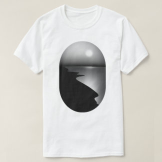 T-shirt graphique minimaliste Coastal Moon