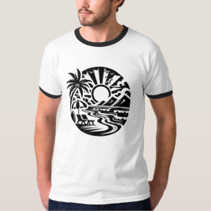 T-shirt graphique minimaliste de streetwear