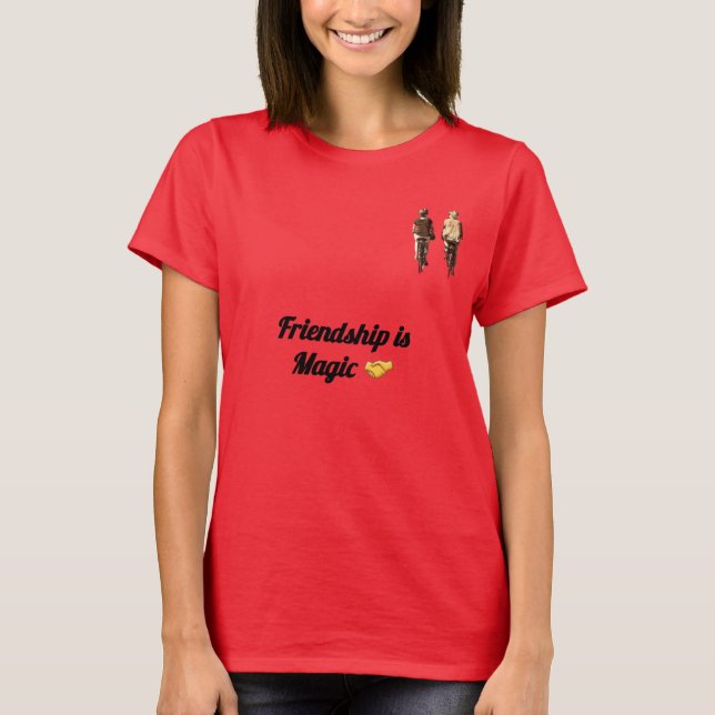 T-Shirt - Graphique Minimaliste Mignon (Devant)