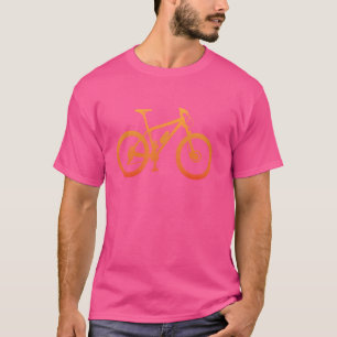 T-shirt Graphique minimaliste VTT, Amateurs de vélo M