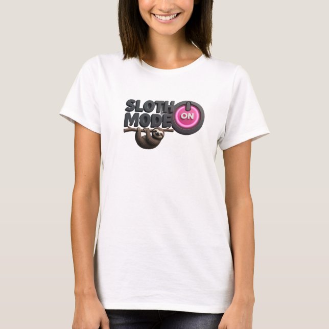 T-shirt graphique MODE FÉNÉANT EN OR UNIQUE (Devant)