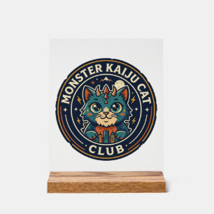 T-shirt graphique Monster Kaiju Cat - Art Monster 