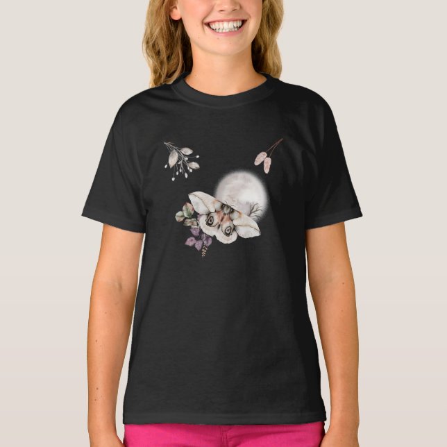 T-shirt Graphique Moonlit Moth (Devant)