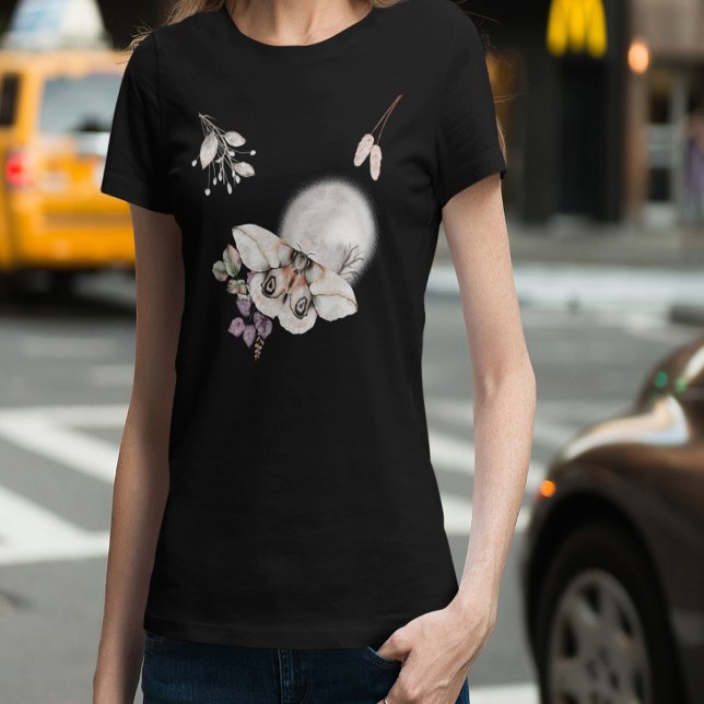 T-shirt Graphique Moonlit Moth (Moonlit Moth Graphic T-Shirt)