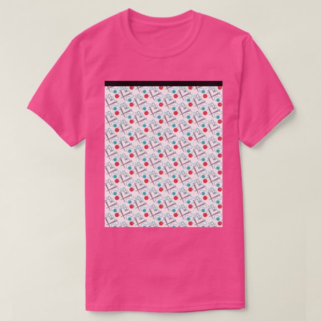 T-shirt Graphique Motif de couture (Design devant)