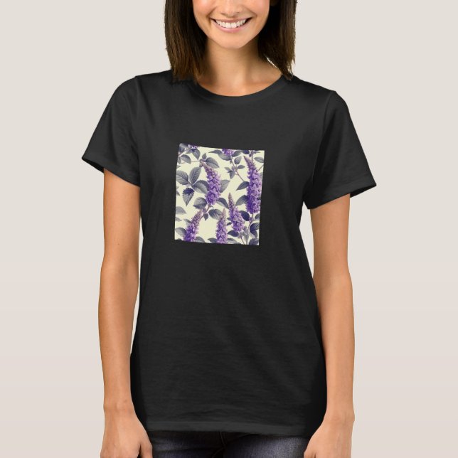T-shirt Graphique Motif de fleurs Amaranthus (Devant)
