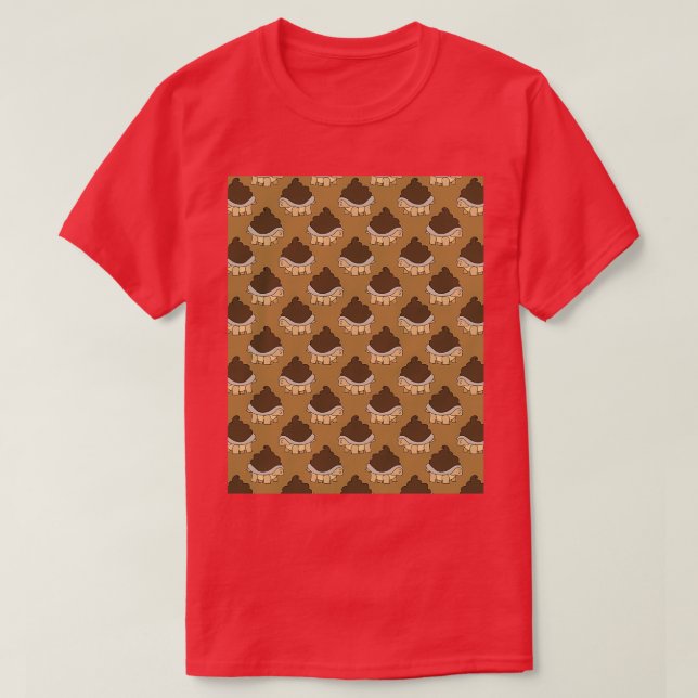 T-shirt Graphique Motif de rotation (Design devant)